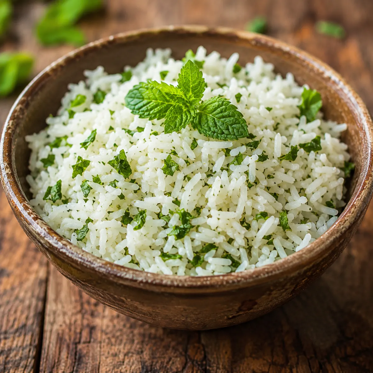 Arroz Hortelã