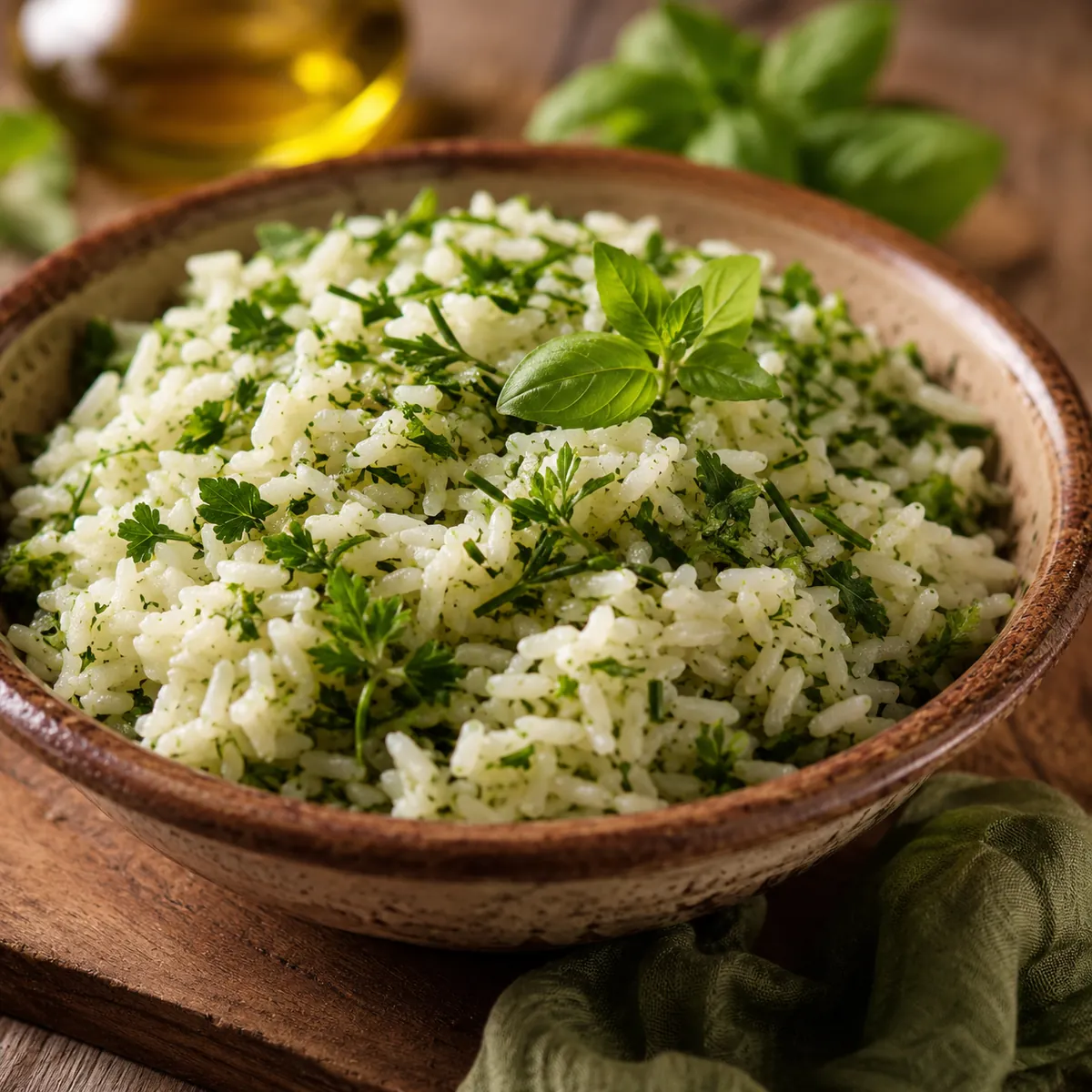 Arroz Perfumado com Ervas