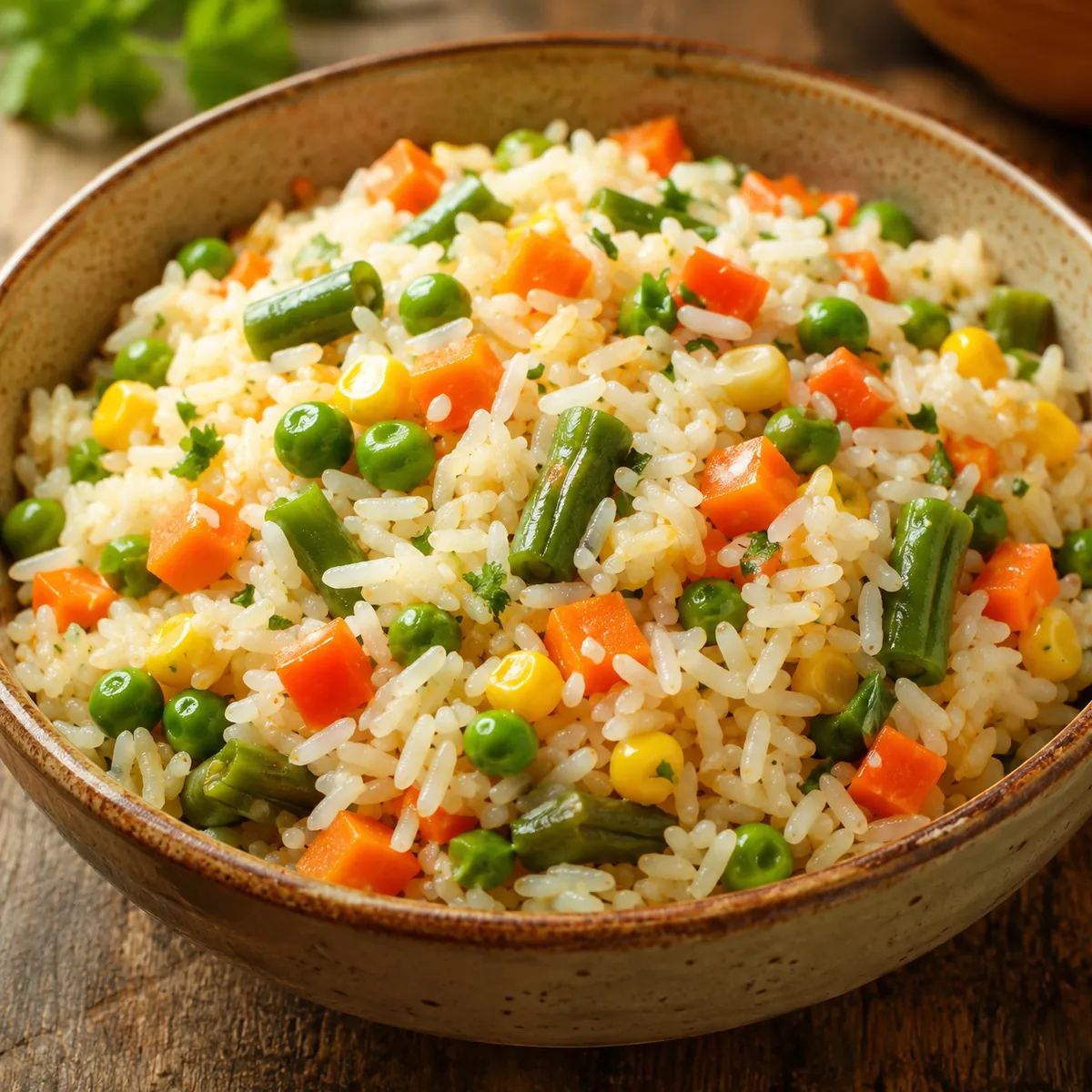Arroz Primavera com Legumes
