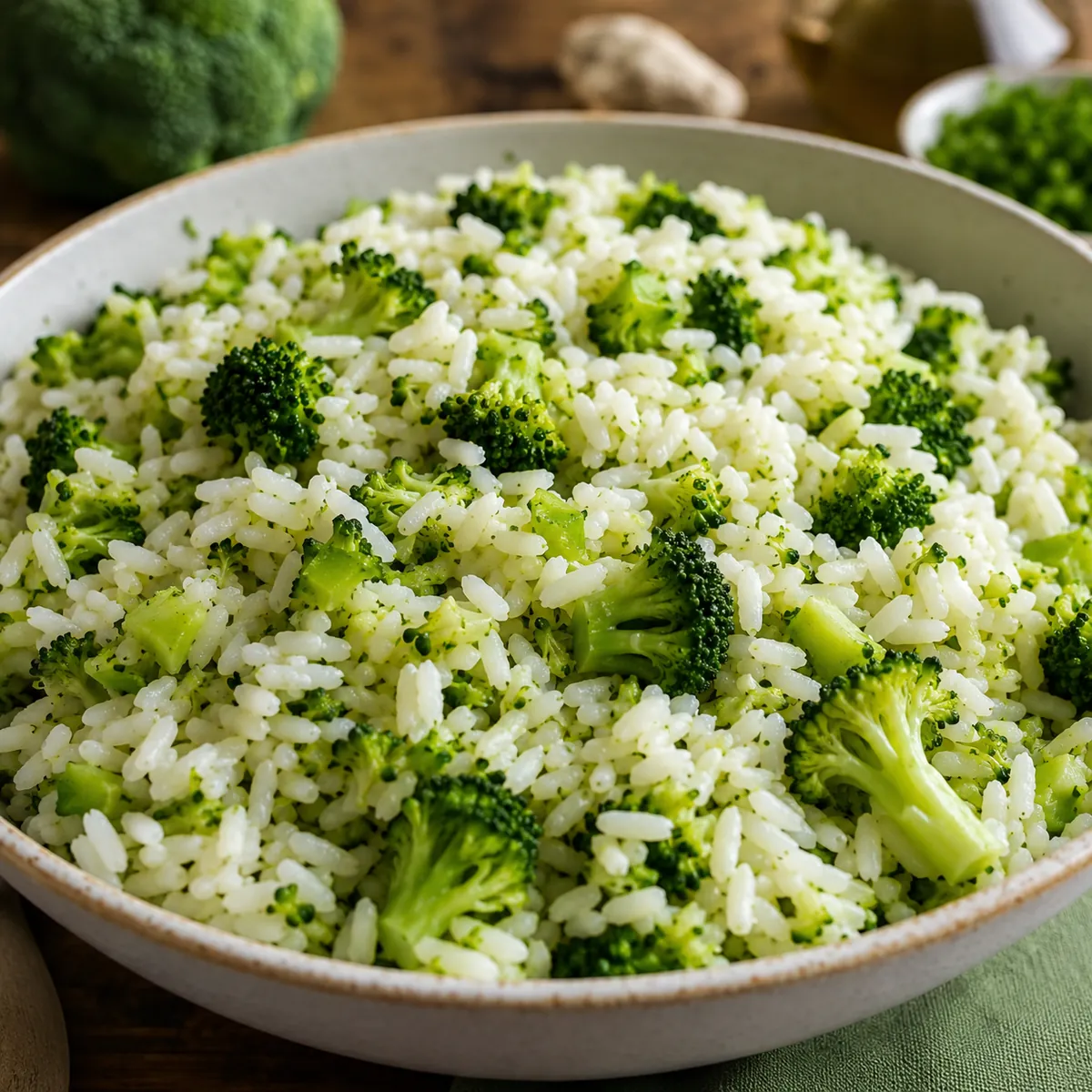 Arroz com Brócolis