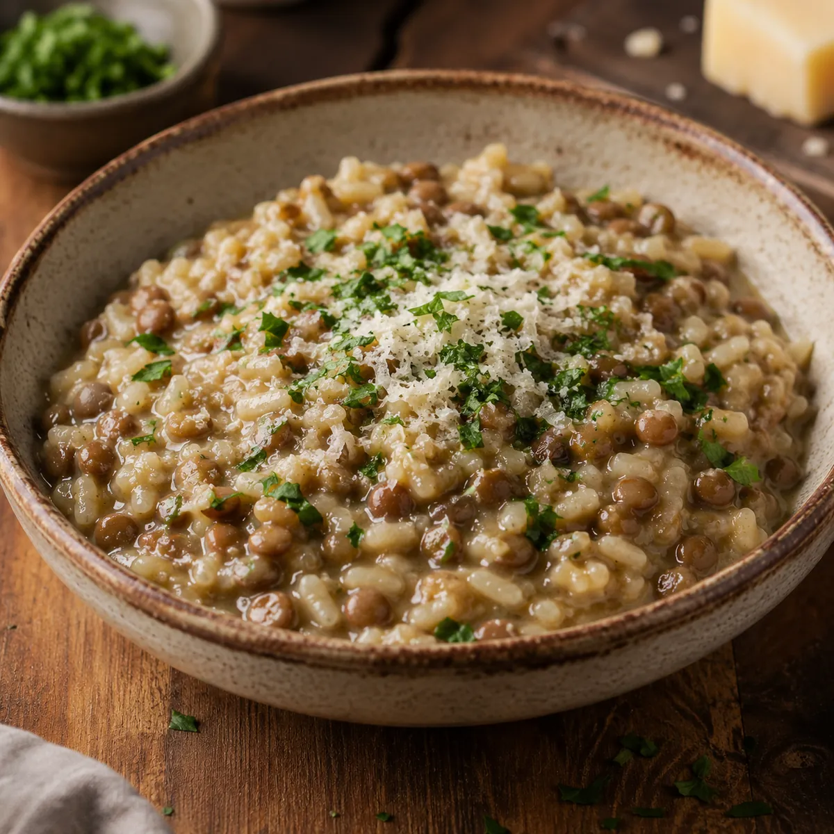 Risoto de Lentilha