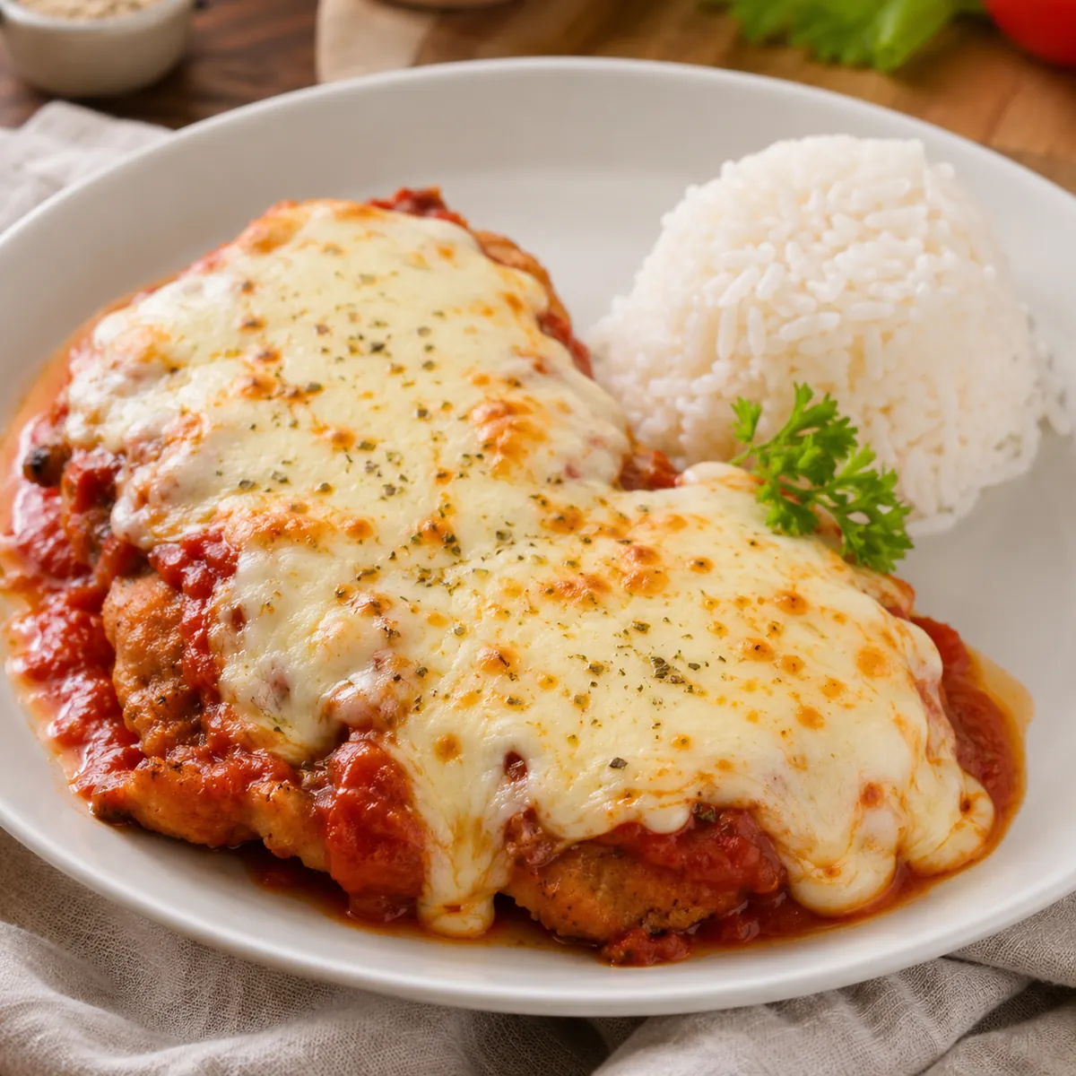 Filé de Frango à Parmegiana