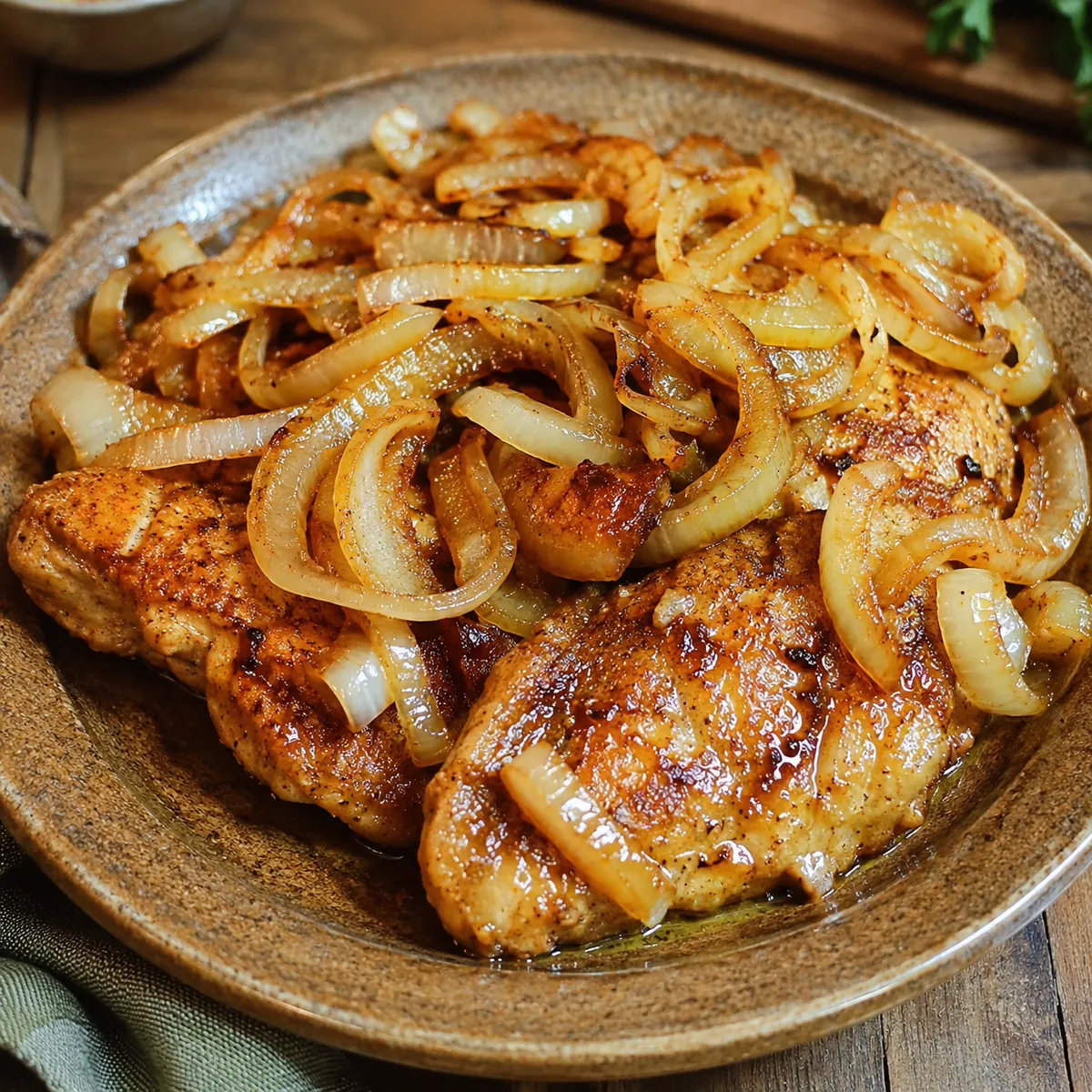 Frango Acebolado