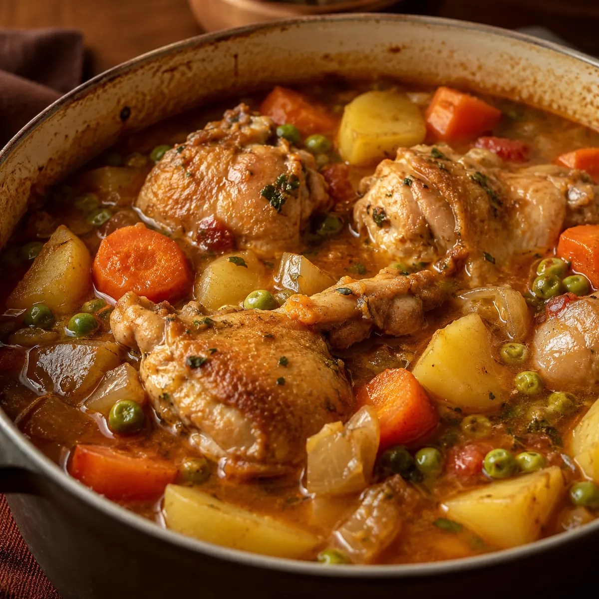Frango Ensopado com Legumes