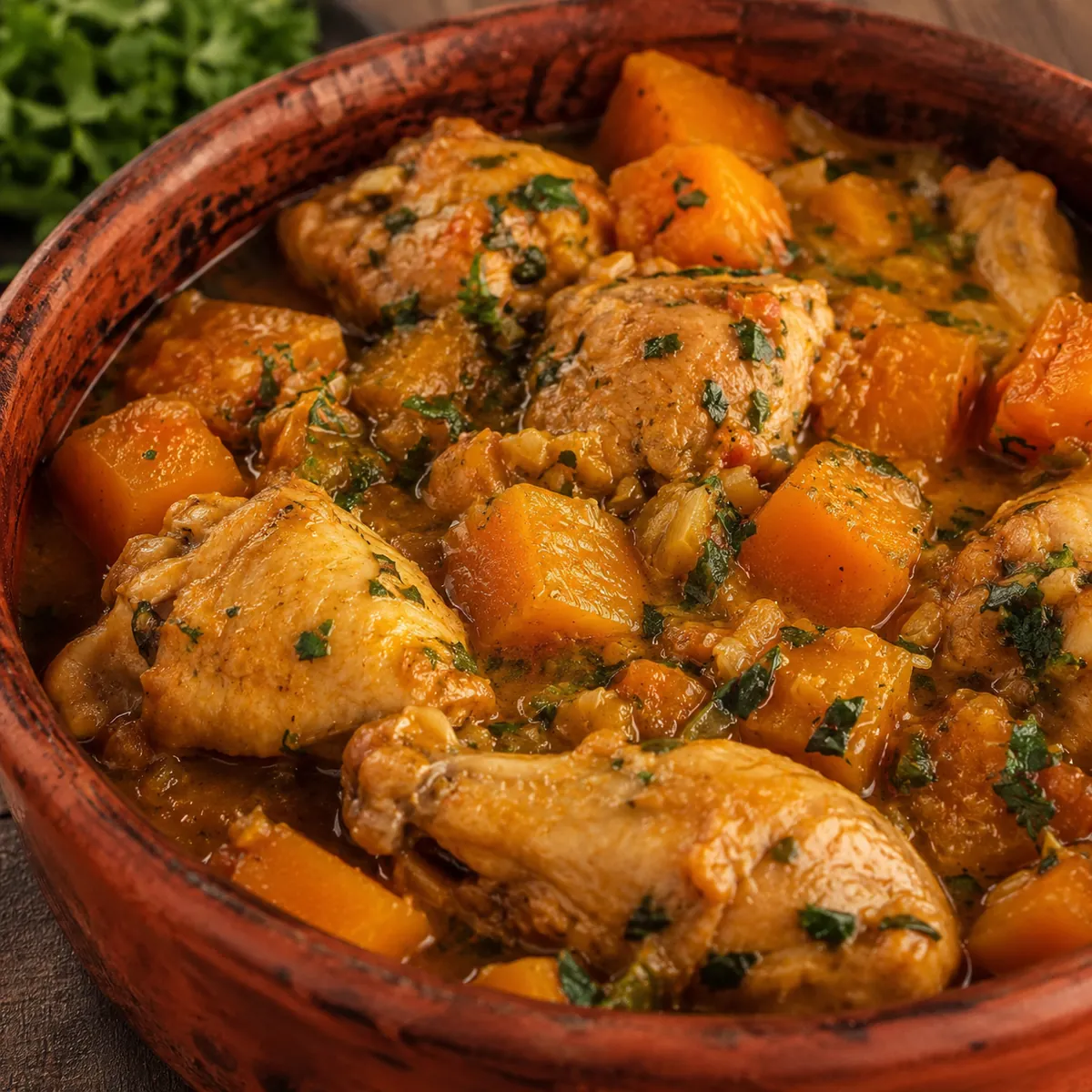 Frango com Abóbora