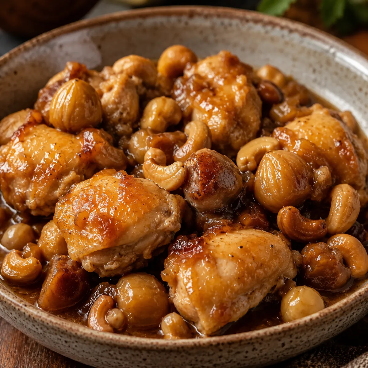 Frango com Castanhas