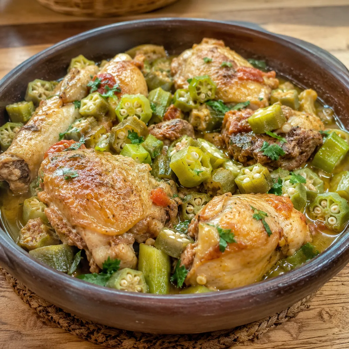 Frango com Quiabo Mineiro