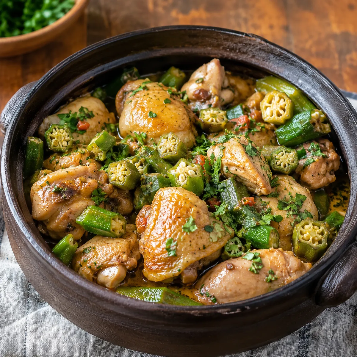 Frango com Quiabo