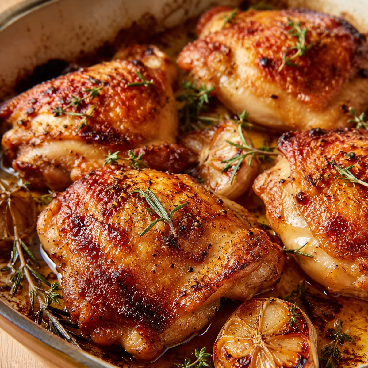 Sobrecoxa de Frango Assada Crocante