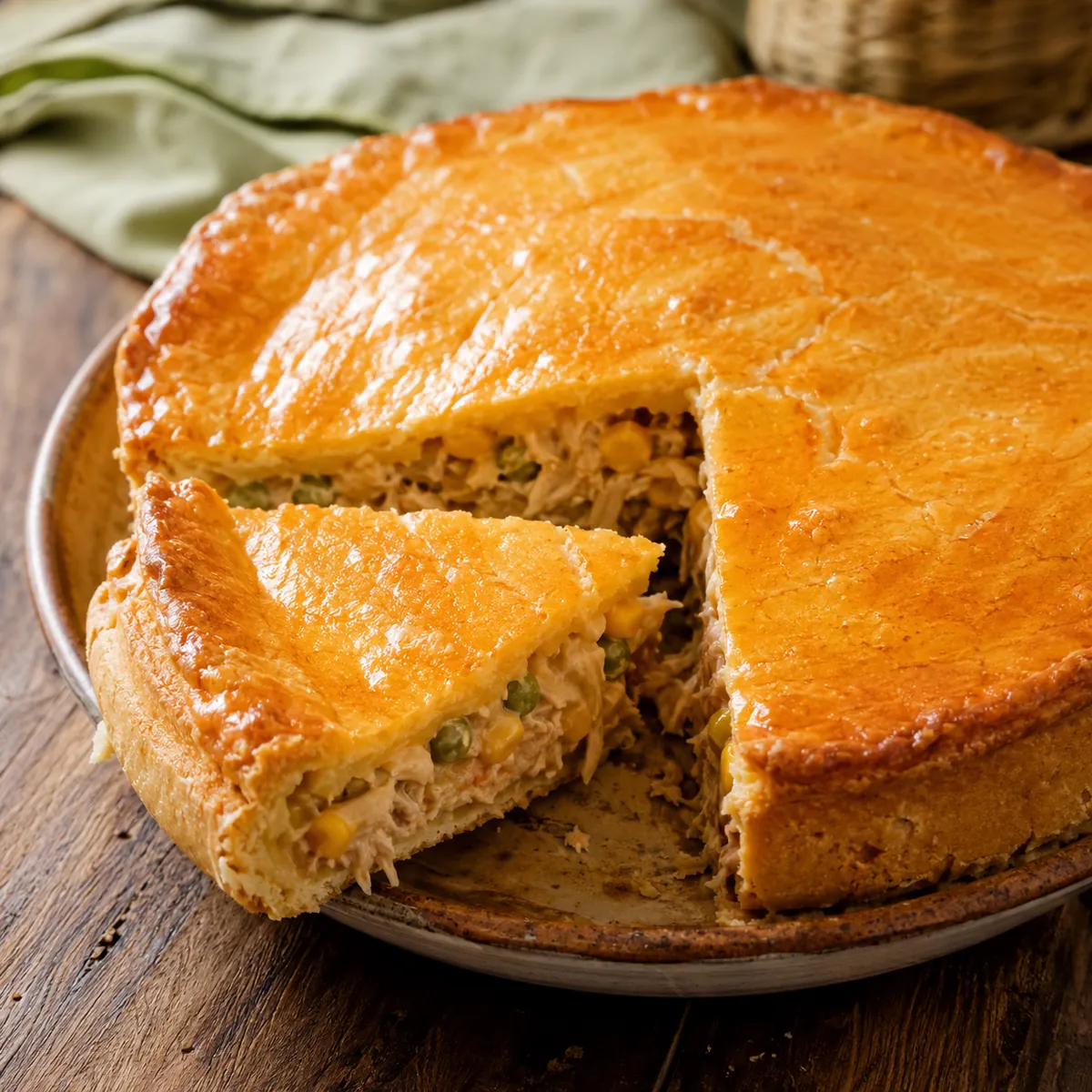 Torta de Frango de Liquidificador