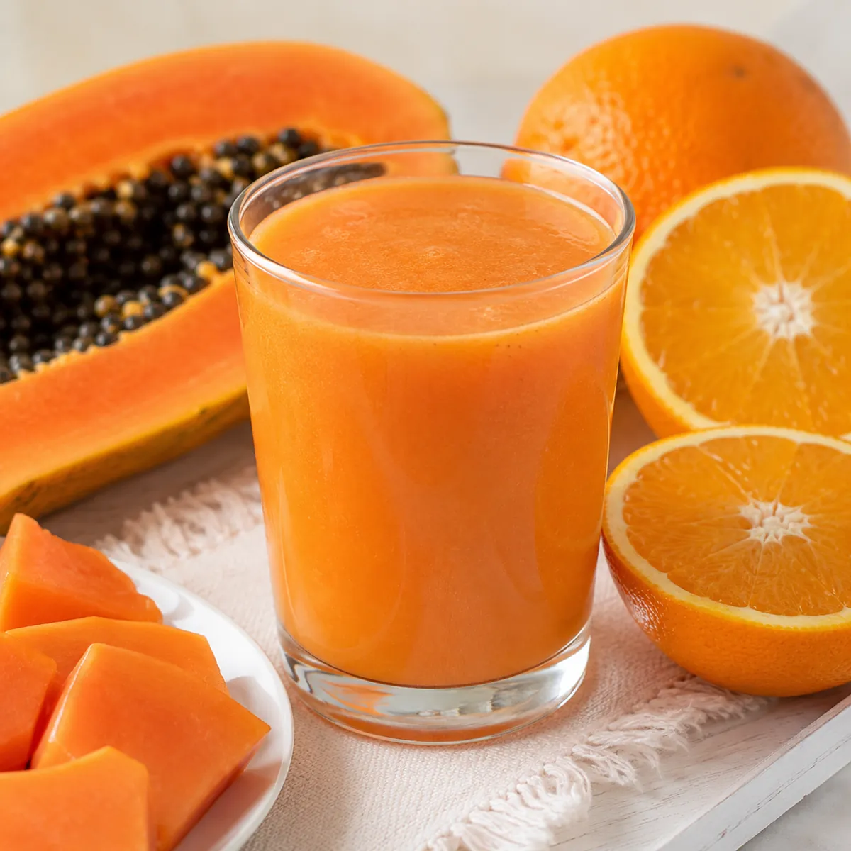 Suco de Mamão com Laranja