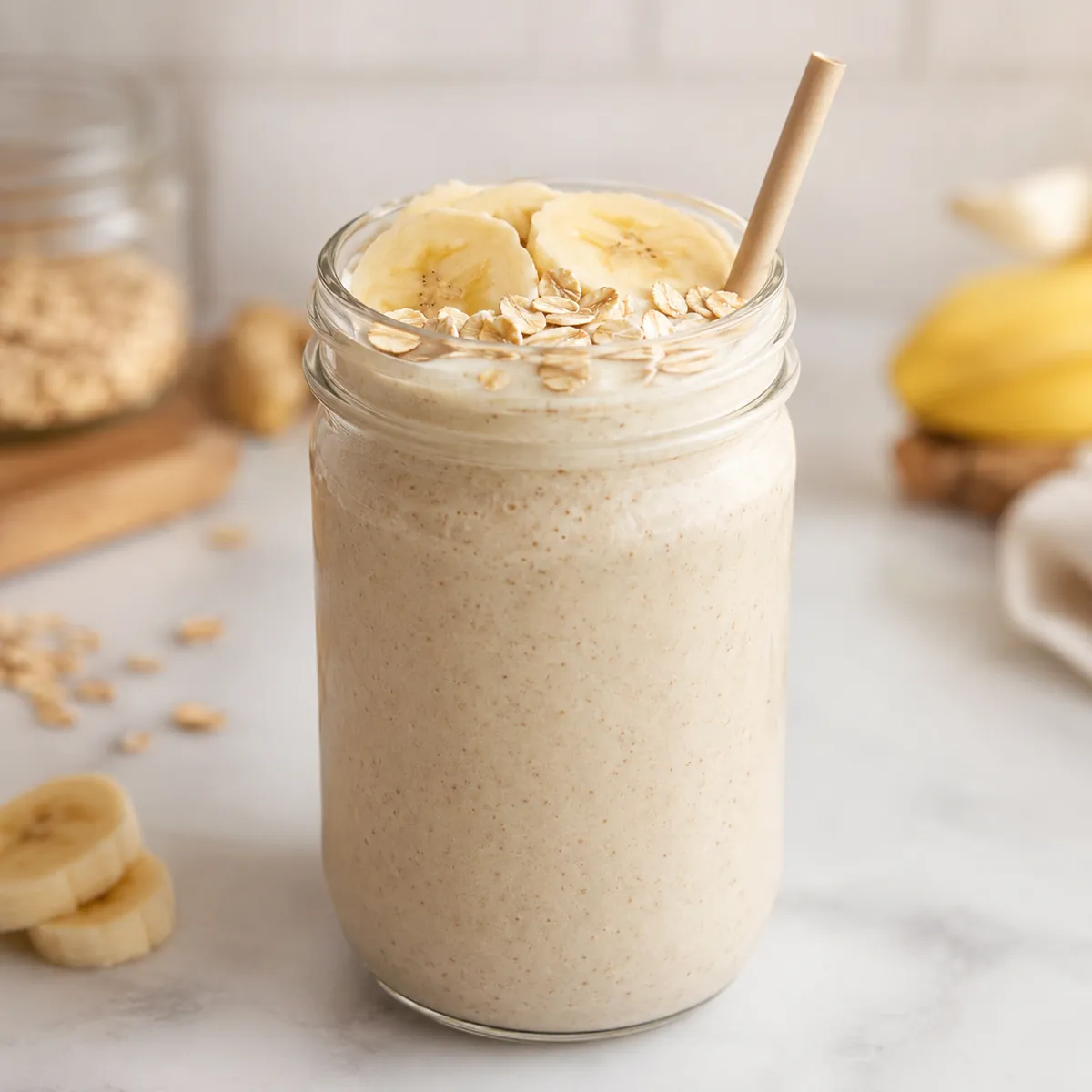 Vitamina de Banana e Aveia