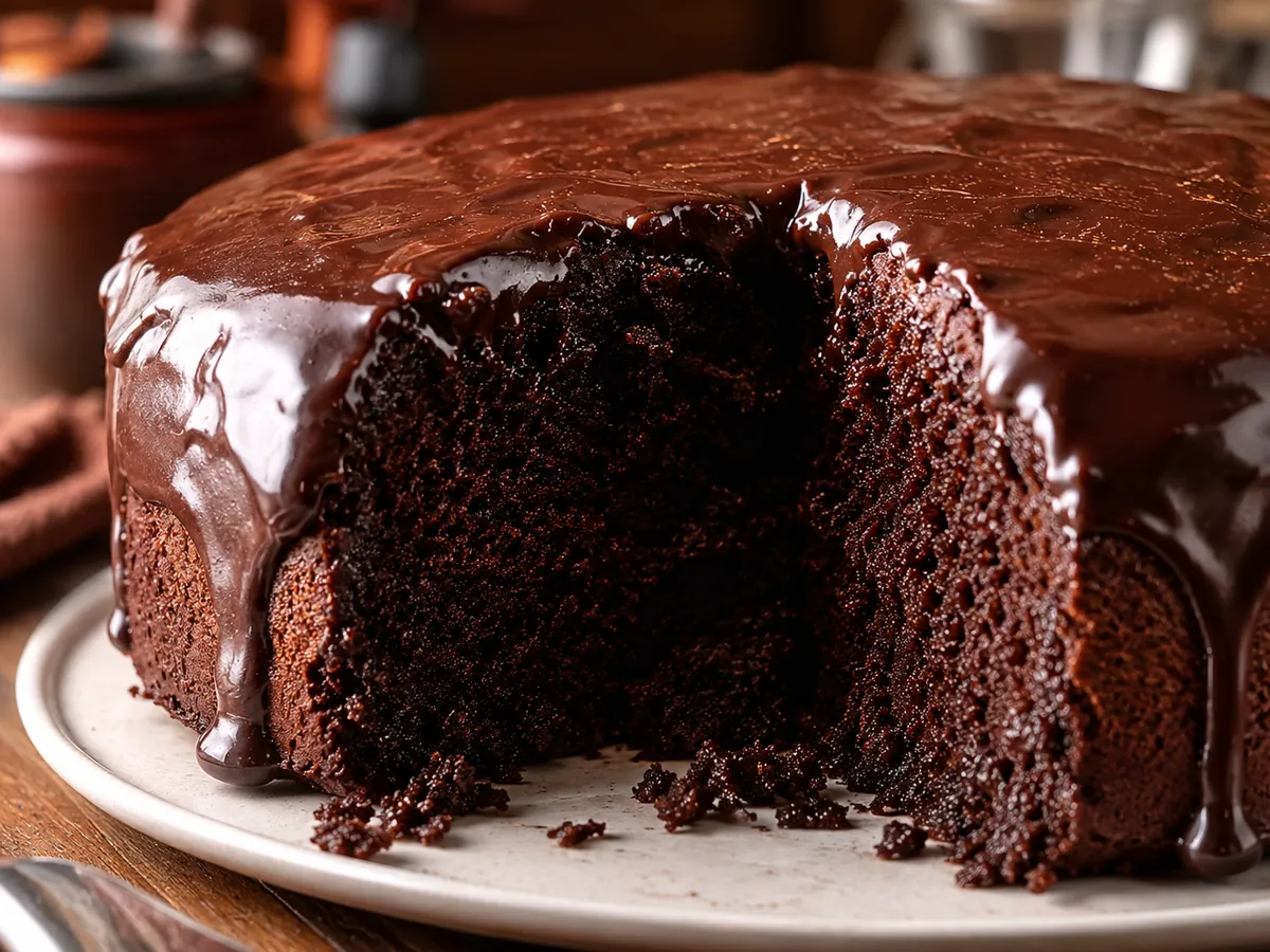 Bolo de Chocolate Molhadinho
