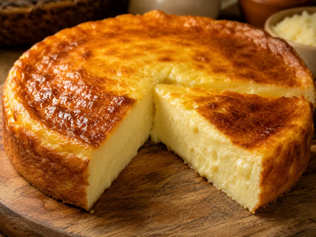 Bolo de Queijo Cremoso