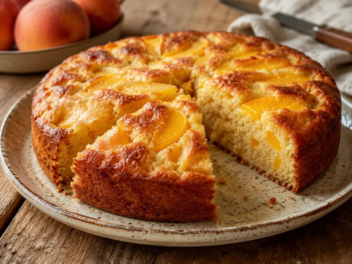Bolo de Pêssego
