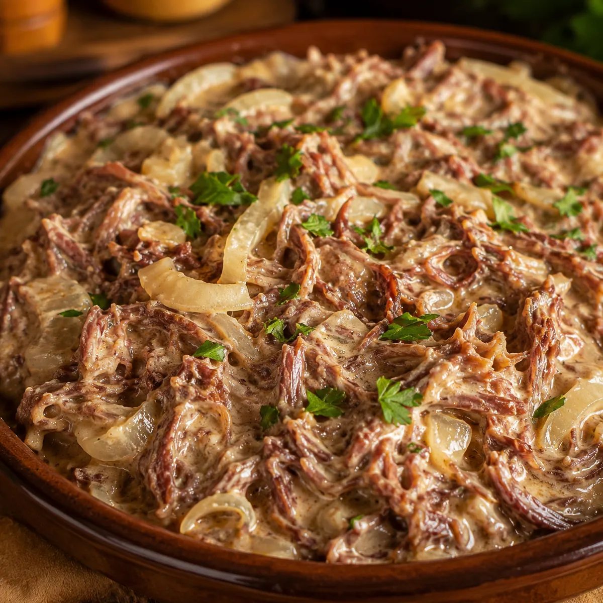 Carne Seca Desfiada Cremosa