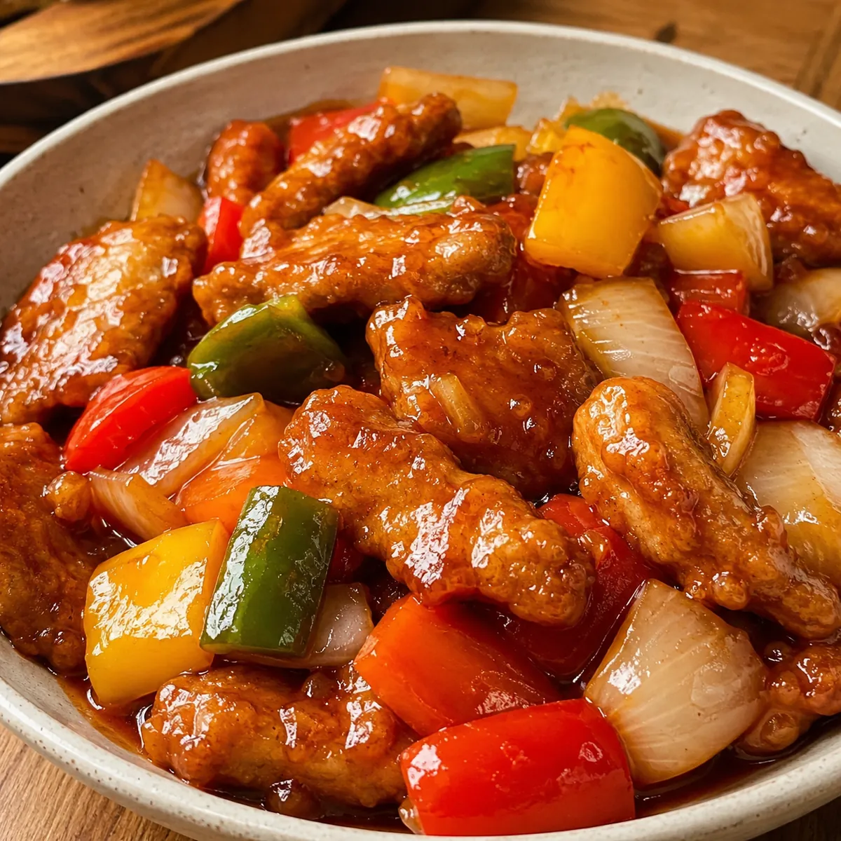 Carne de Porco Agridoce