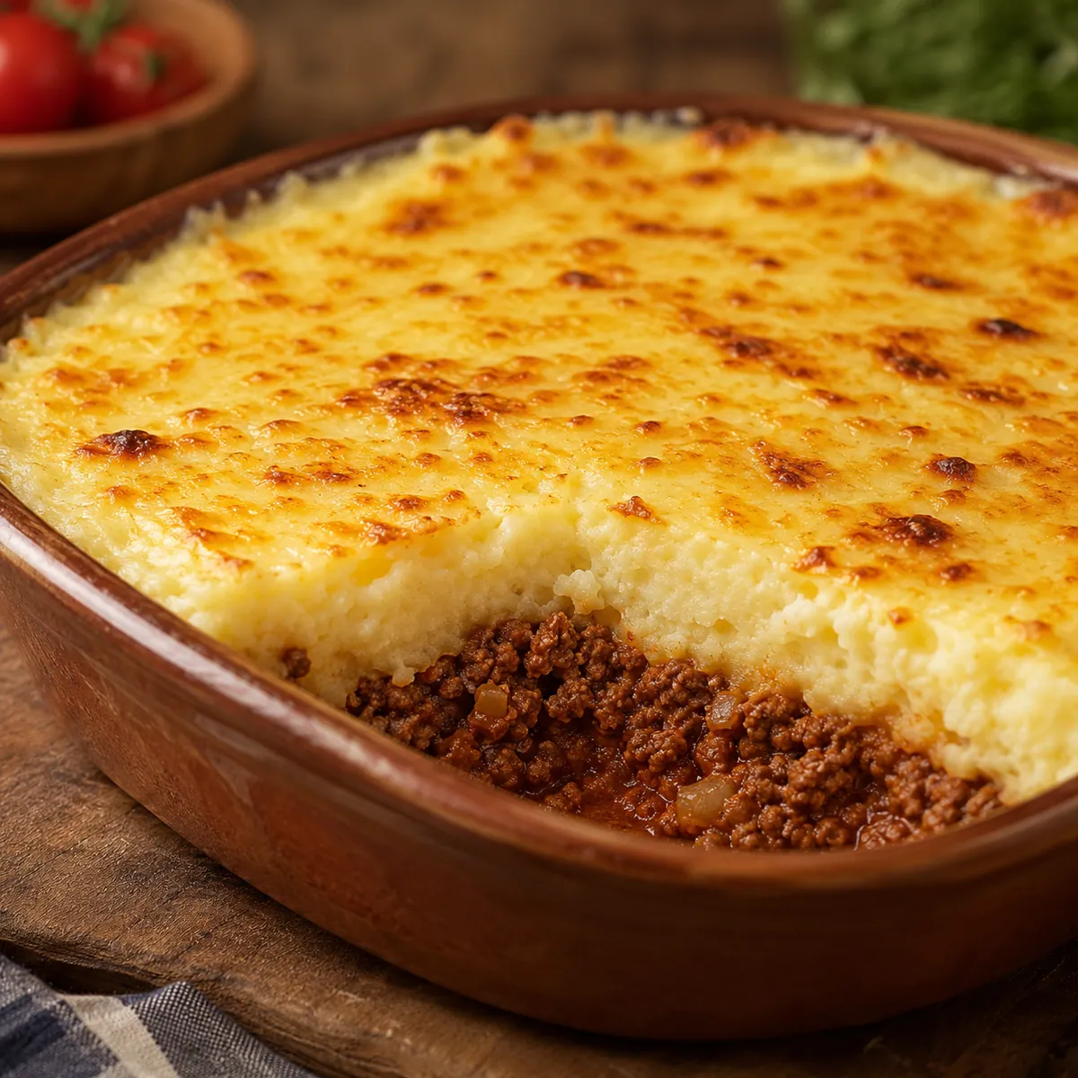 Escondidinho de Carne Moída com Batata