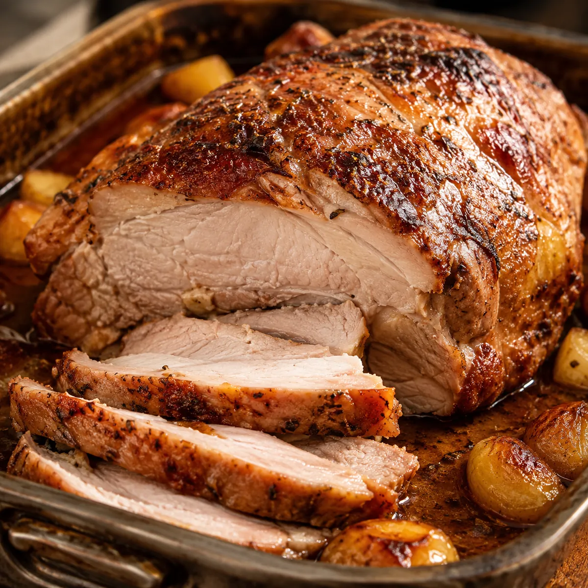 Pernil de Porco Assado Tradicional