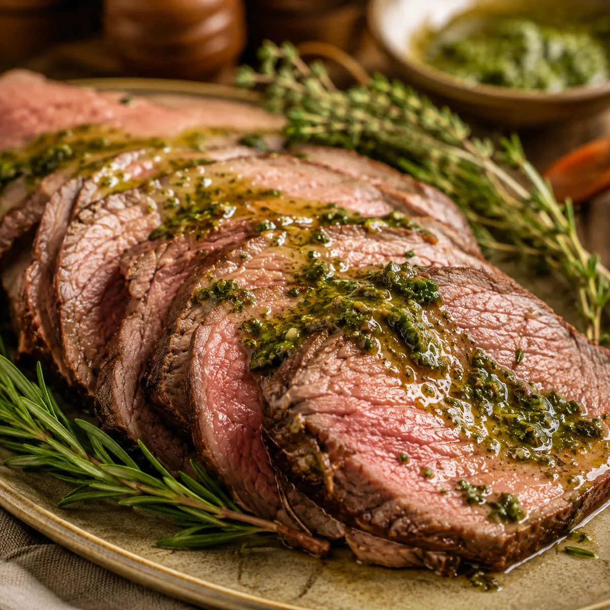 Rosbife ao Molho de Ervas