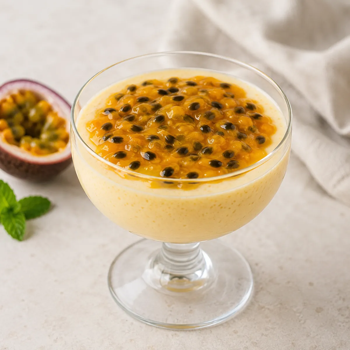 Mousse de Maracujá Fácil