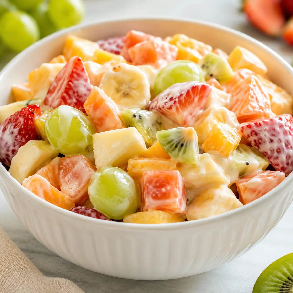 Salada de Frutas Cremosa