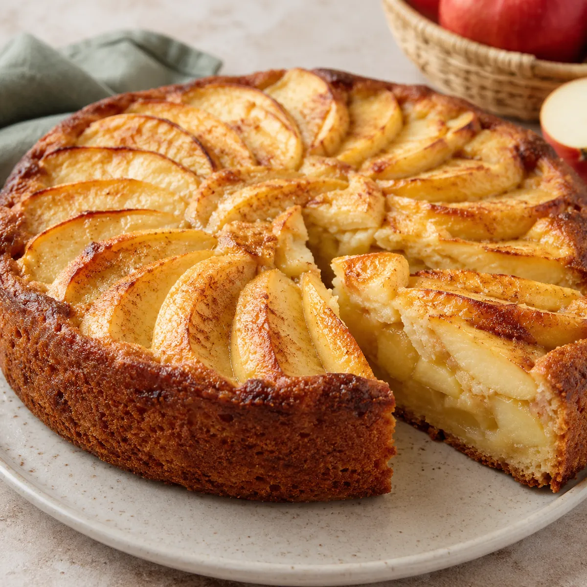 Torta de Maçã Simples