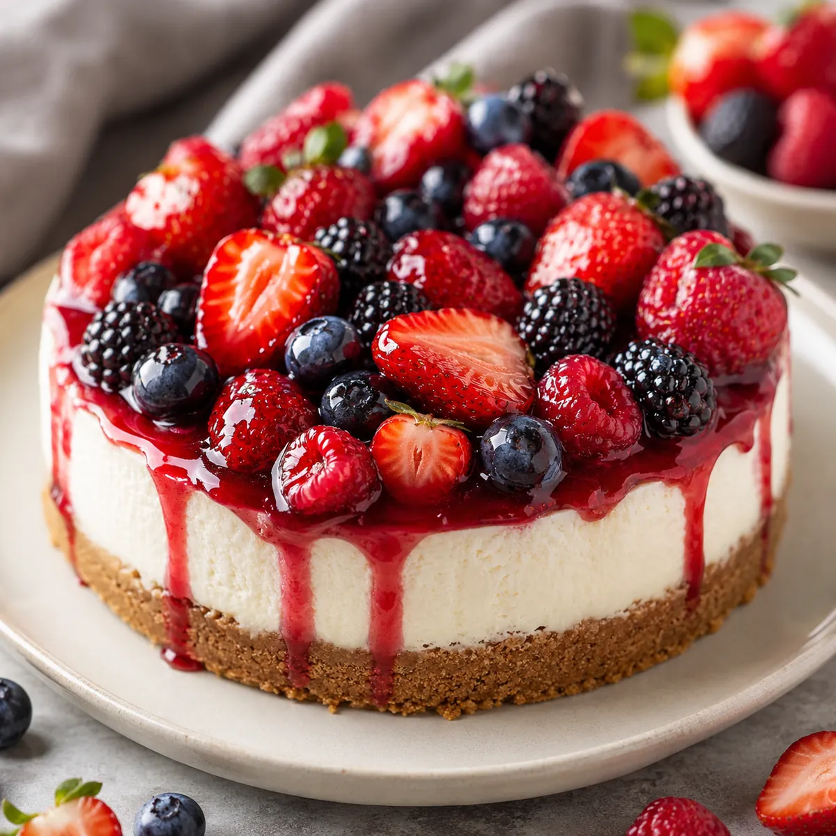 Cheesecake de Frutas Vermelhas