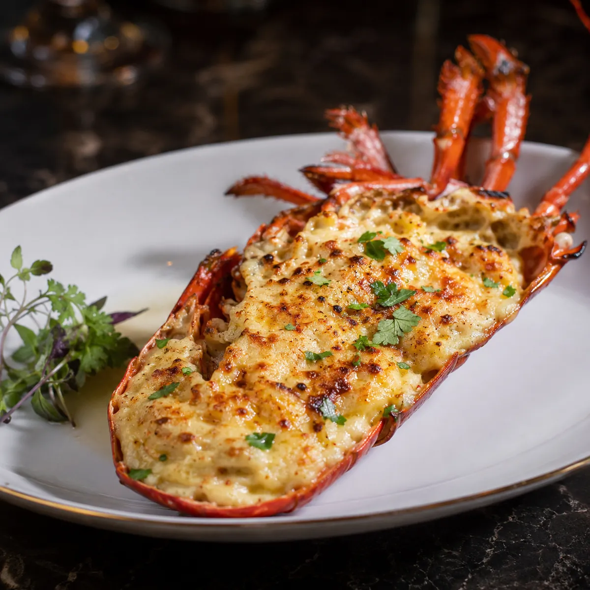 Lagosta Thermidor Gratinada