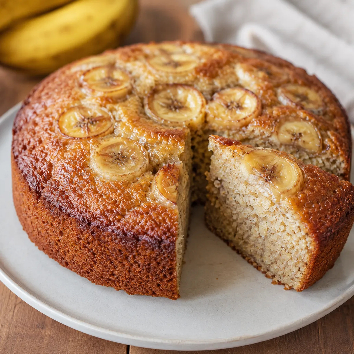 Bolo de Banana Sem Glúten