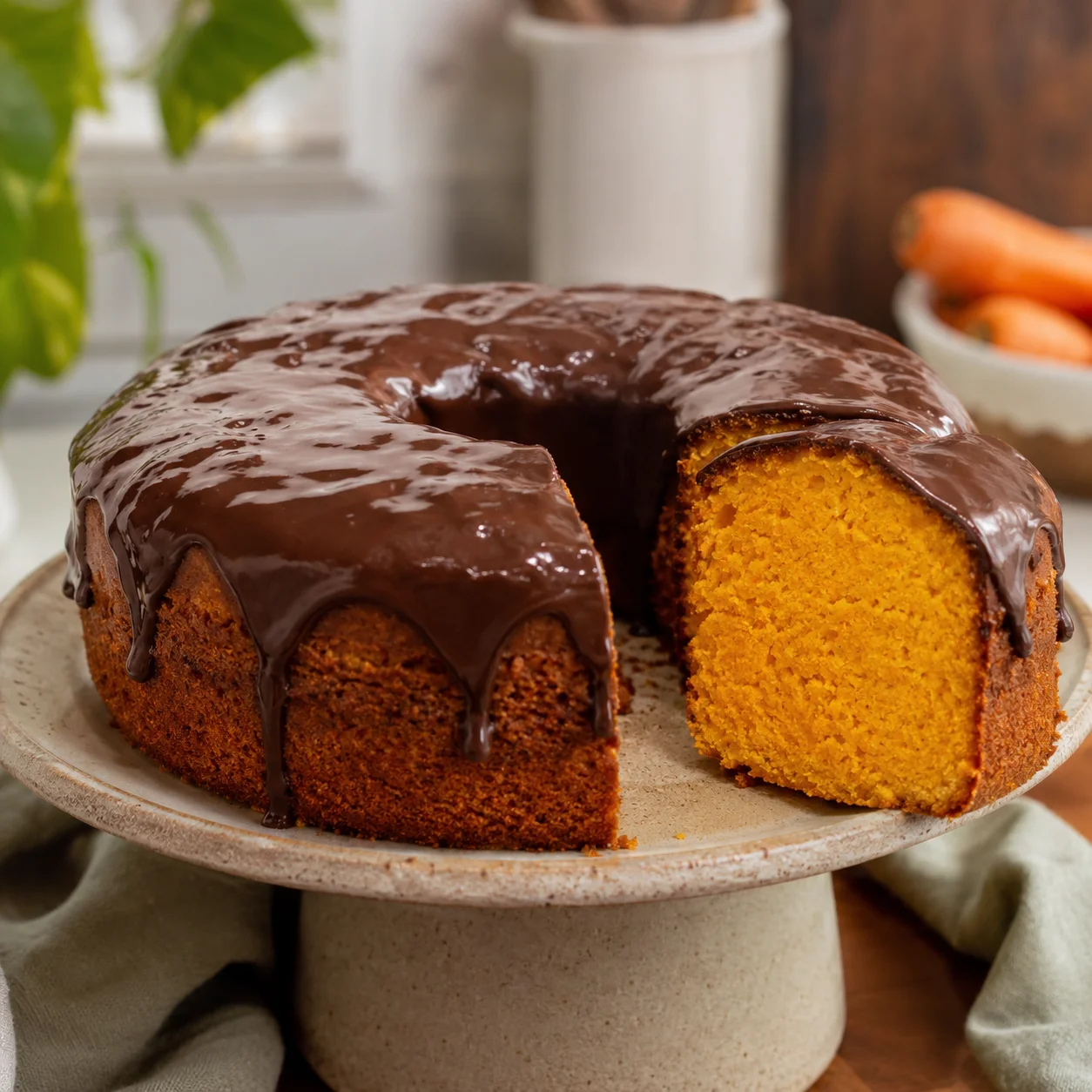 Bolo de Cenoura Sem Glúten
