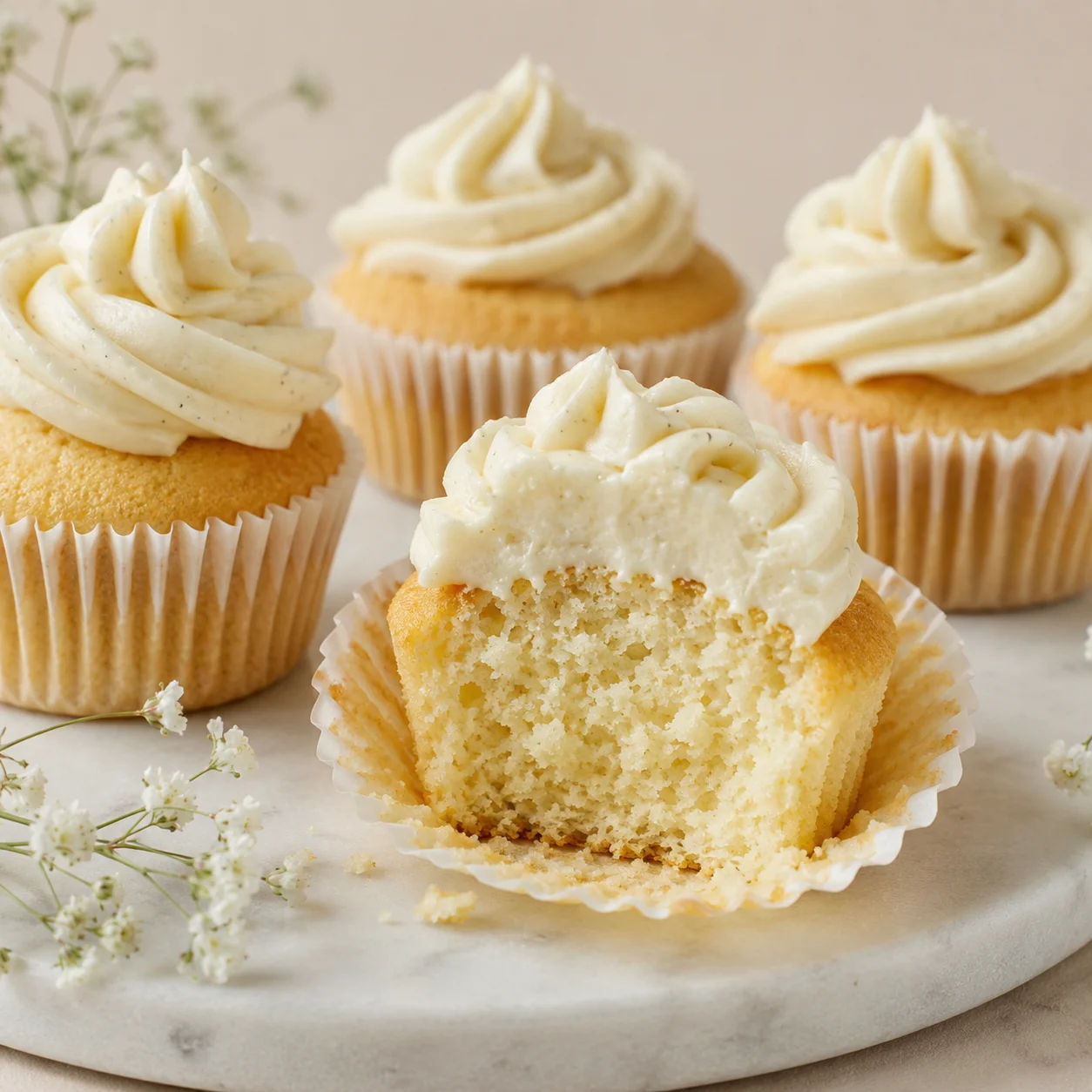 Cupcake de Baunilha Sem Glúten