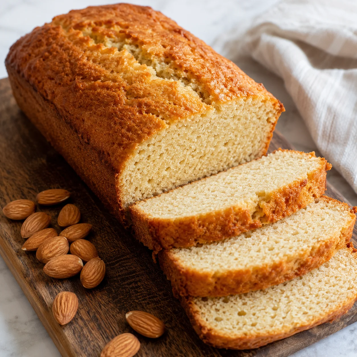 Pão Low Carb de Farinha de Amêndoas