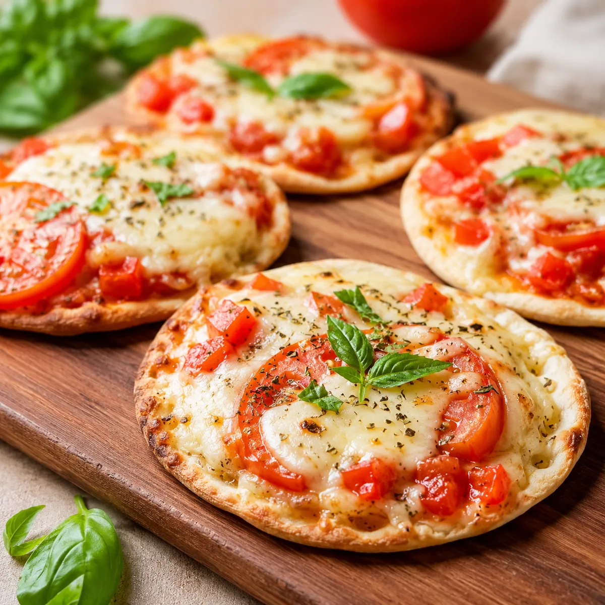 Mini Pizza de Pão Sírio