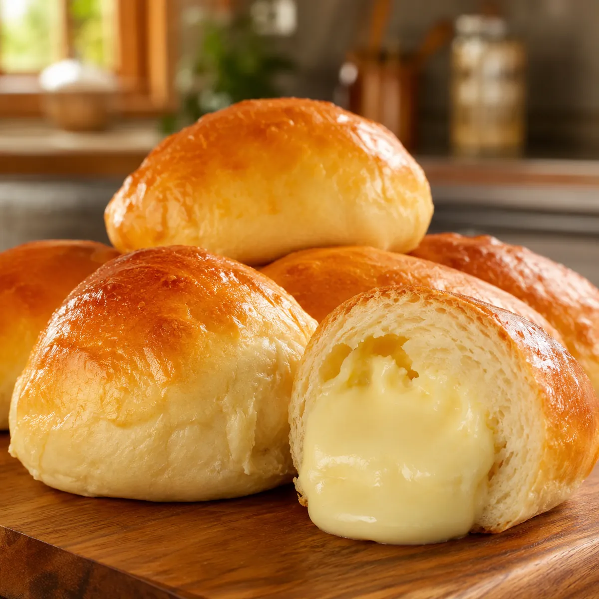 Pão de Batata Recheado com Catupiry