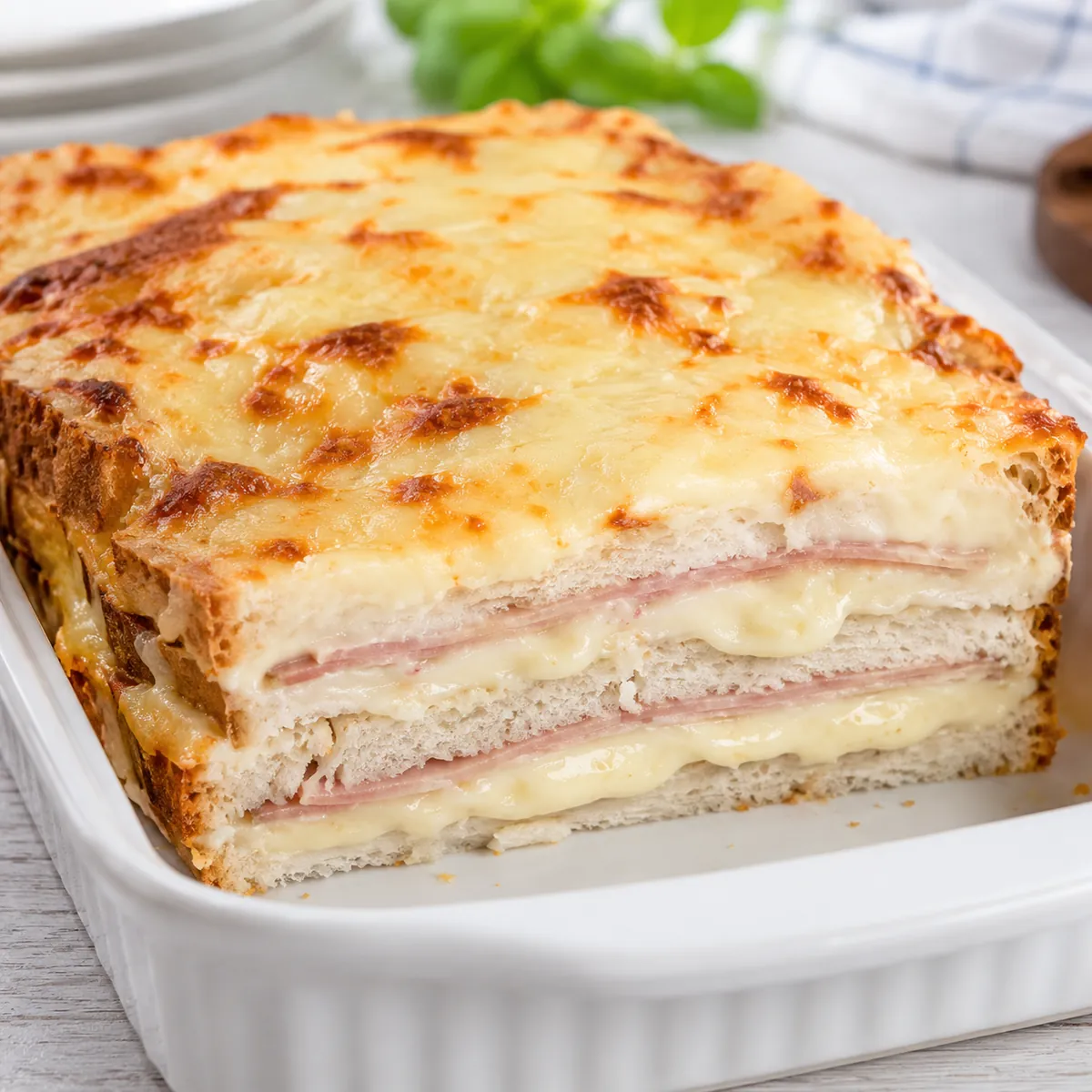 Pão de Forma Recheado Assado