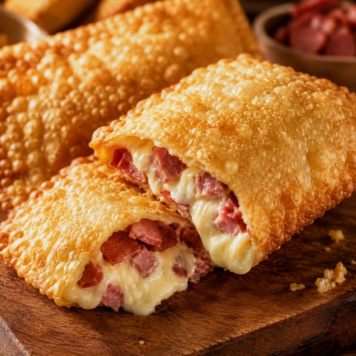 Pastel de Calabresa com Catupiry