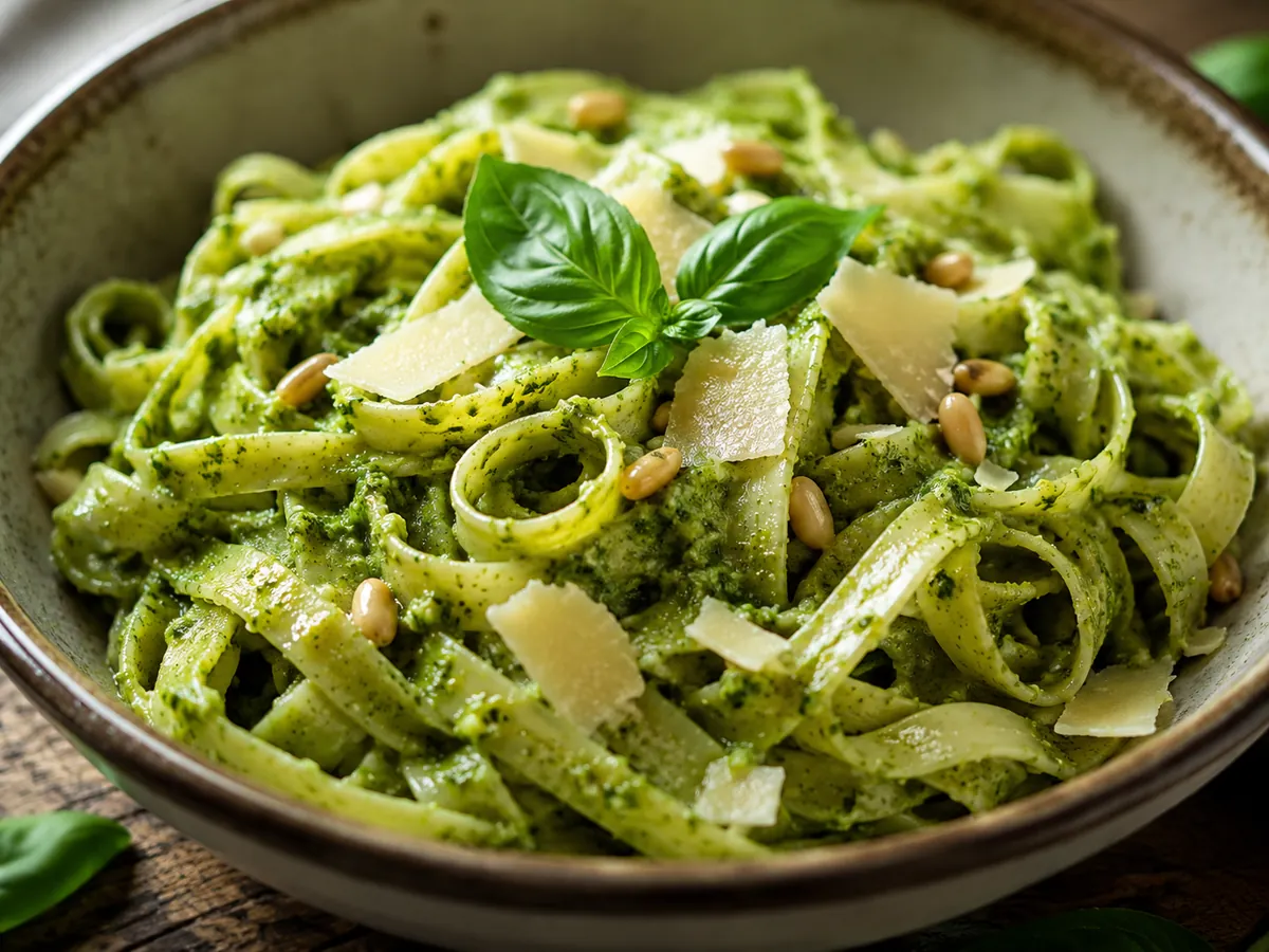 Fettuccine ao Pesto