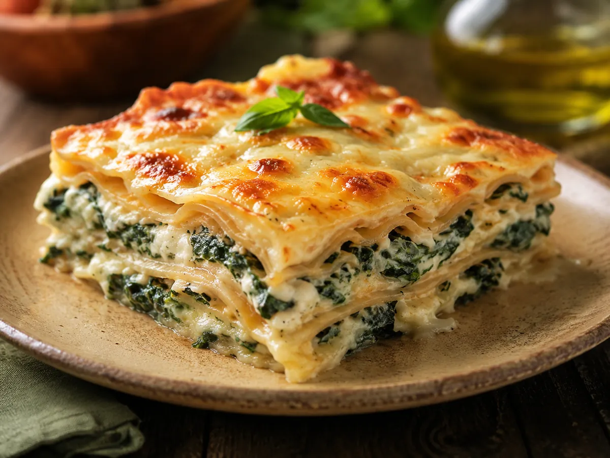 Lasanha de Espinafre e Ricota