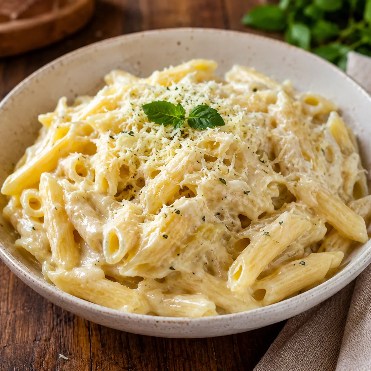 Macarrão ao Molho Branco