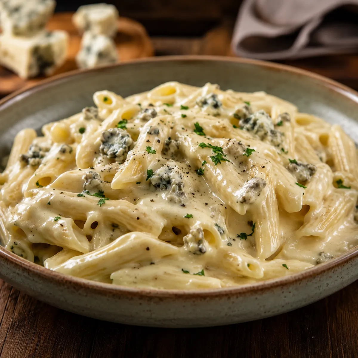 Macarrão ao Molho de Gorgonzola