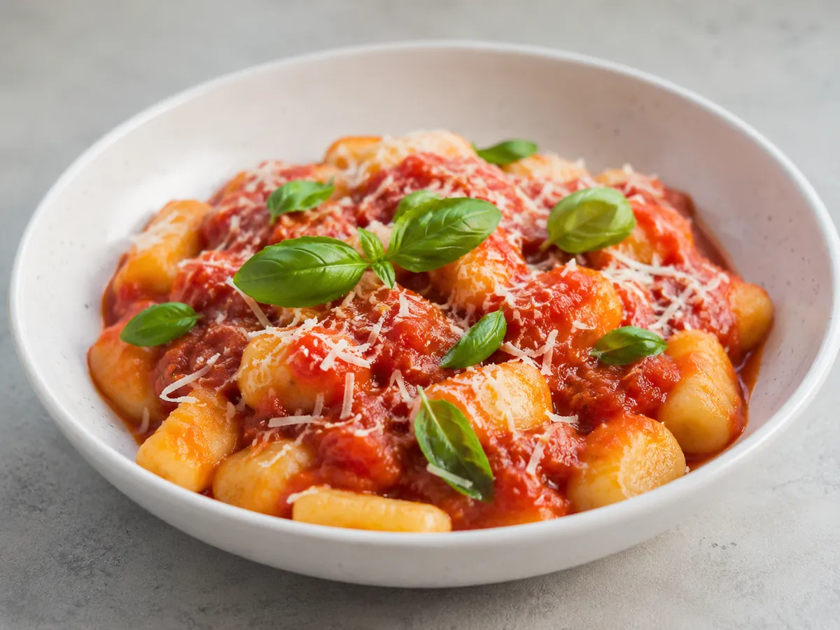 Nhoque de Batata ao Molho Sugo