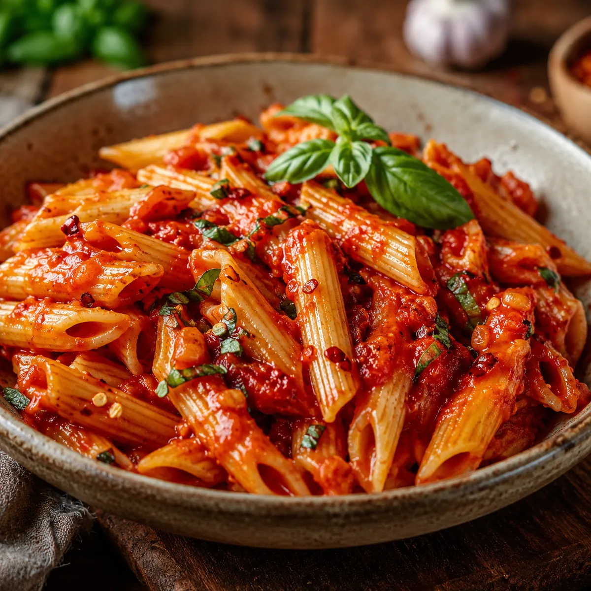Penne ao Molho Arrabiata