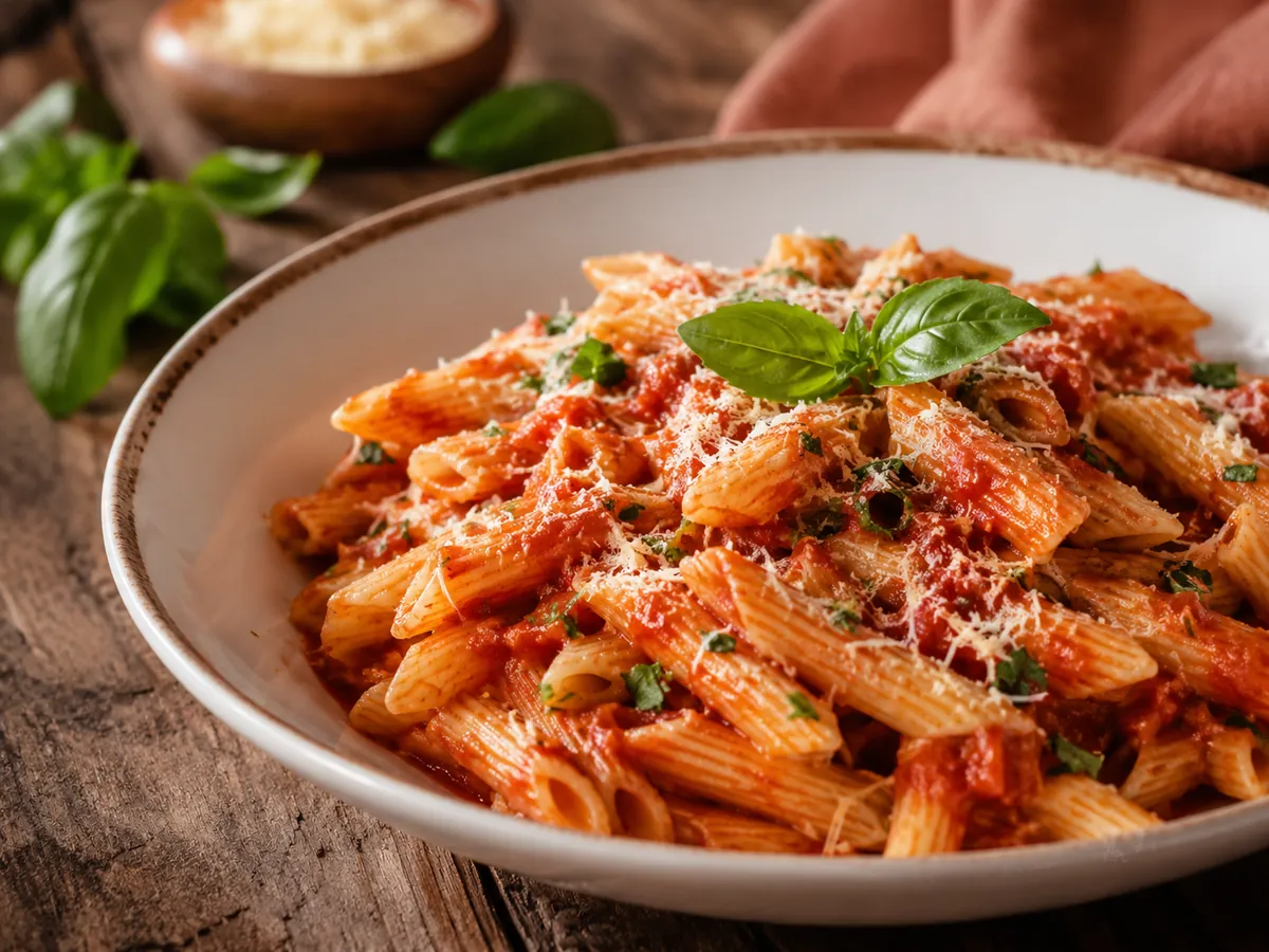 Penne ao Molho Sugo Caseiro