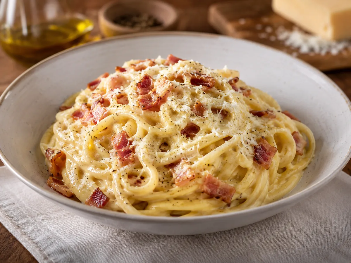 Talharim à Carbonara