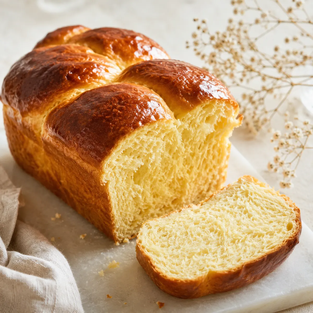 Pão de Brioche Caseiro