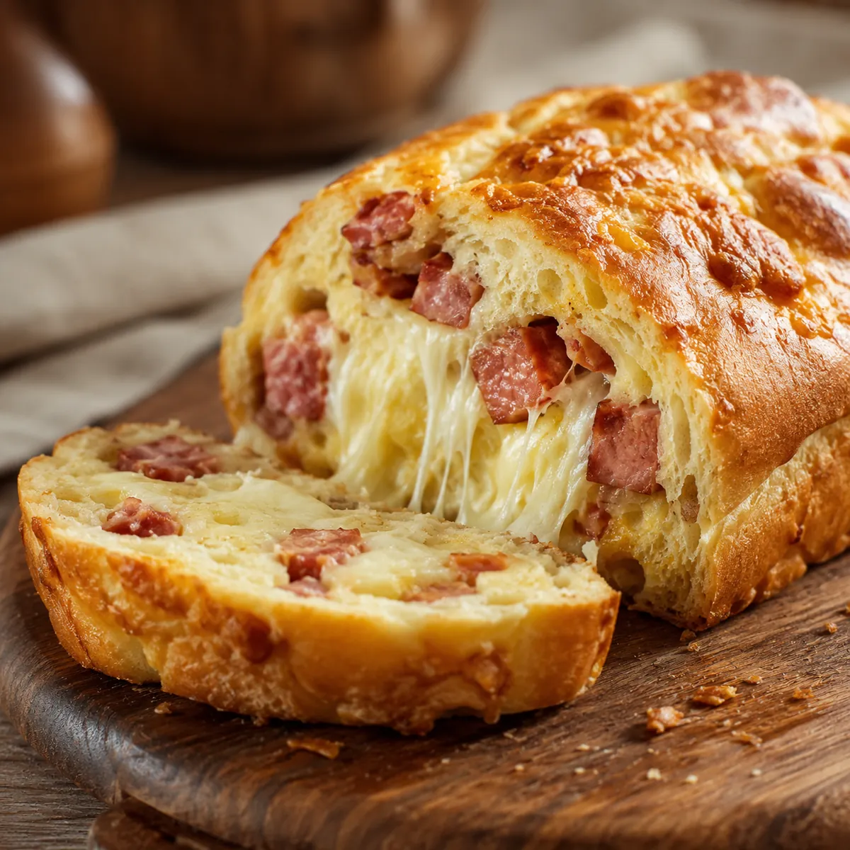 Pão de Calabresa com Queijo