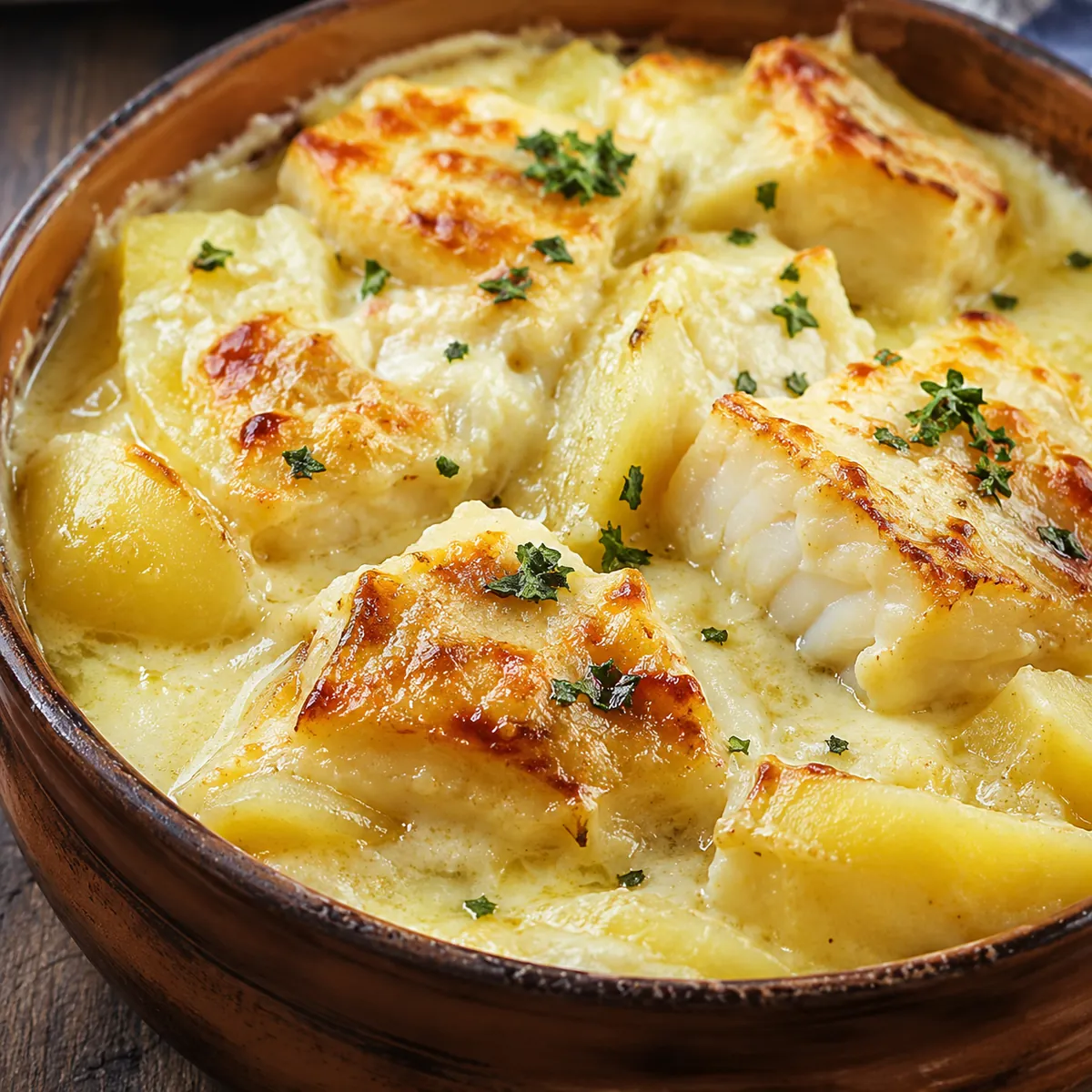 Bacalhau Cremoso com Batatas