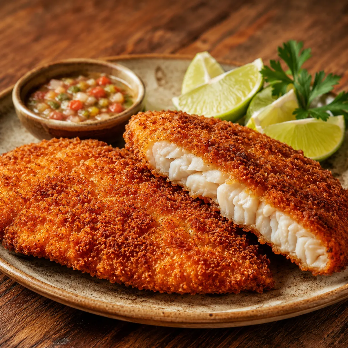 Tilápia Empanada Crocante