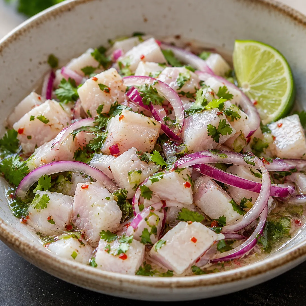 Ceviche de Peixe Fresco